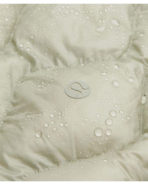 lululemon athletica Gray – Featherweight 900-Down-Fill Quilted Hooded Jacket – /Pastel – Size Large for men