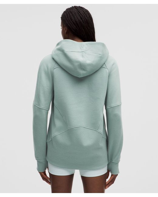 lululemon athletica Green Scuba Oversized Half-Zip Hoodie Long