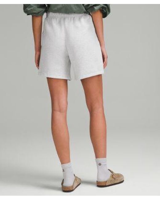 lululemon athletica Blue Scuba Mid-Rise Oversized Short 7"