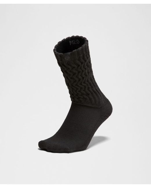 lululemon athletica Black – Slouch Socks – – Size Large