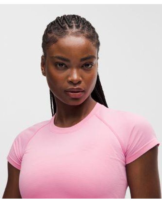 lululemon athletica Pink Swiftly Tech Short-Sleeve Shirt 2