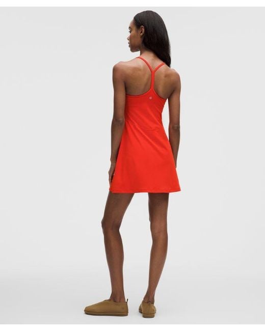 lululemon athletica Red Flow Y Dress