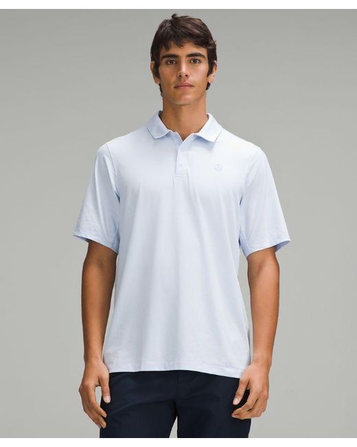 lululemon athletica White – Logo Sport Polo Short-Sleeve – /Pastel – for men