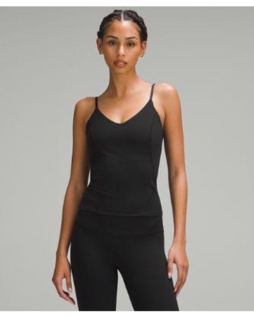 lululemon athletica Black Align Waist-Length Cami Tank