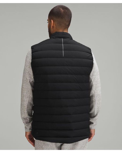 lululemon athletica Black Navigation Down Vest for men