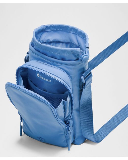 lululemon athletica Blue Water Bottle Crossbody With Front Pocket 2L