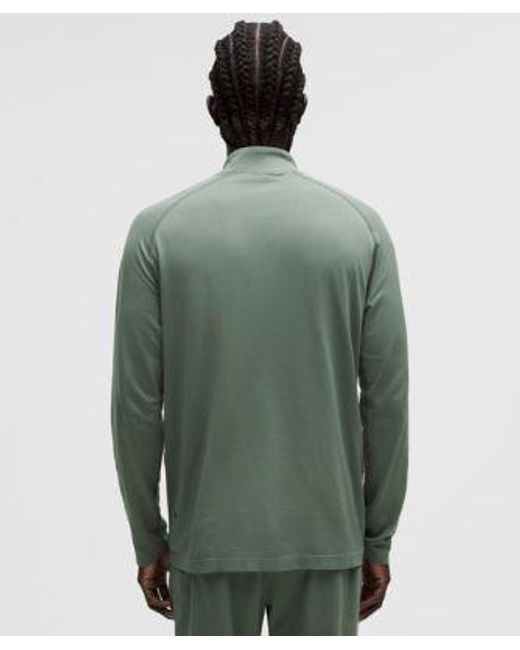 lululemon athletica Green – Metal Vent Tech Half Zip Long-Sleeve Top – – for men