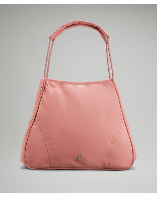 lululemon athletica Pink Snap Large Tote Bag 28l