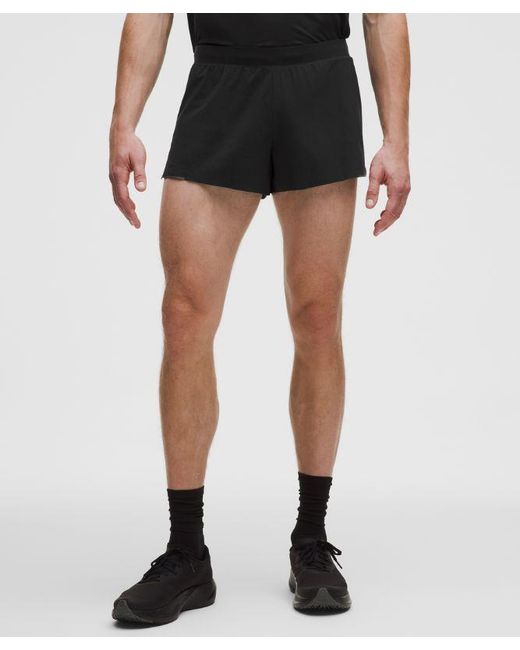 lululemon athletica Black – Fast And Free Split Shorts London '26 – 3" – – Size Large for men