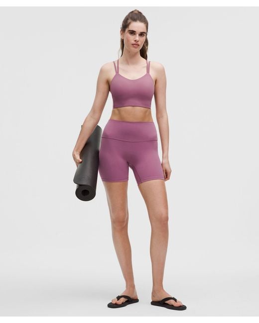 lululemon athletica Pink Align High-Rise Short 6"