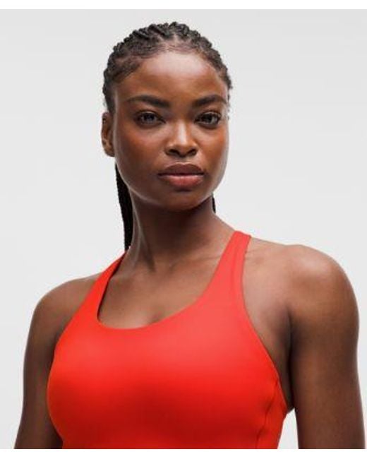 lululemon athletica Red – Energy Sports Bra High Support, B–G Cups – – Size 6