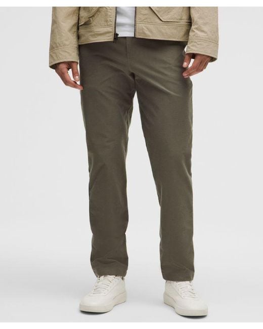 lululemon athletica Green Abc Classic-Fit 5 Pocket Pant 32L for men