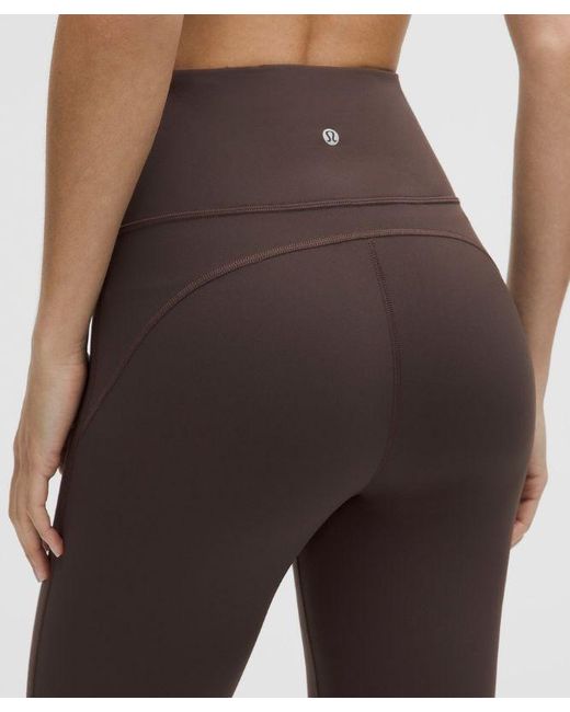 lululemon athletica Brown Groove Nulu Super-High-Rise Flared Pants Regular
