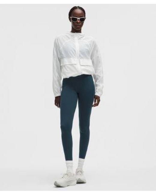 lululemon athletica Blue Fast And Free High-Rise Thermal Tight 28"