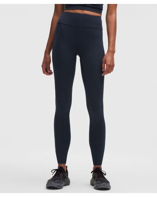 lululemon athletica Black Thermal High-Rise Running Tight 28"