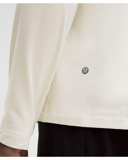 lululemon athletica Natural Rulu Fleece Half-Zip Long-Sleeve Shirt for men