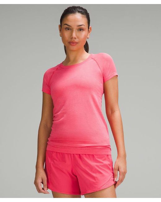 lululemon athletica Pink Swiftly Tech Short-sleeve Shirt 2.0
