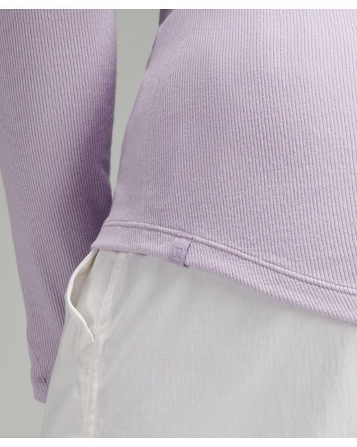 lululemon athletica Purple Hold Tight Long-sleeve Shirt