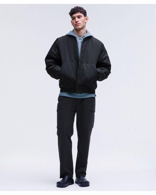 lululemon athletica Blue Reversible Insulated Bomber Jacket for men