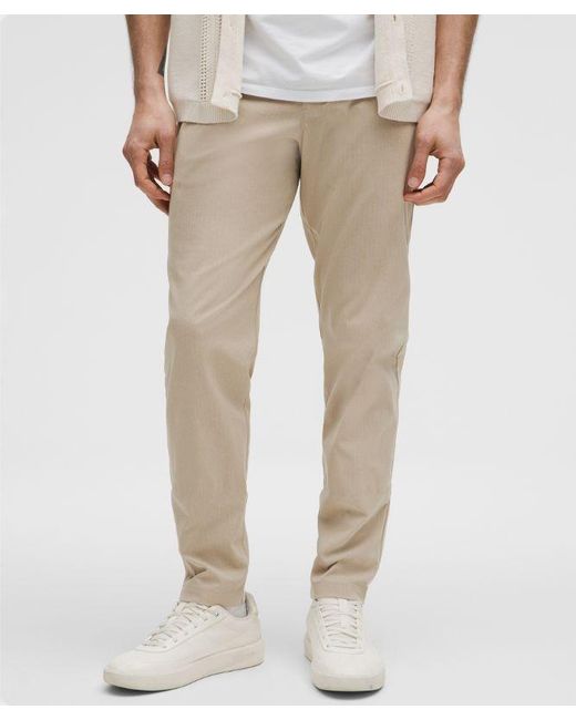 lululemon athletica Natural Abc Slim-Fit Trouser 32L for men