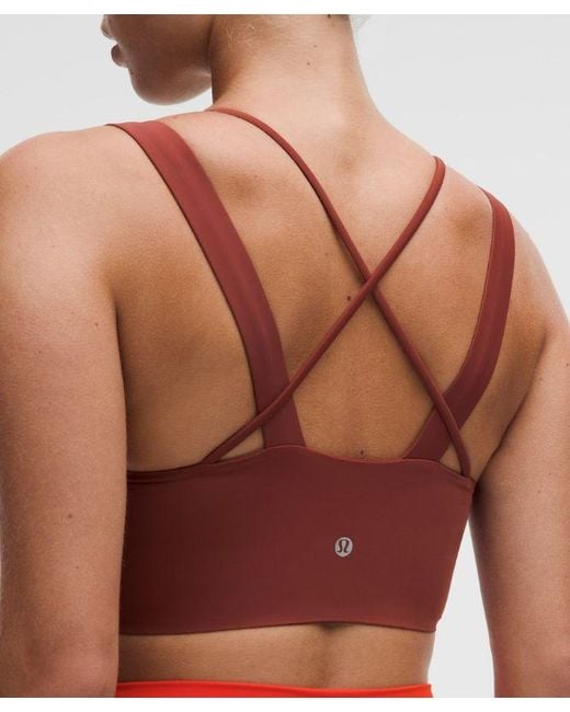 lululemon athletica Red Like A Cloud Longline Bra