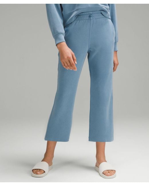 lululemon athletica Softstreme High-rise Straight-leg Cropped Pants - Color  Blue - Size 10