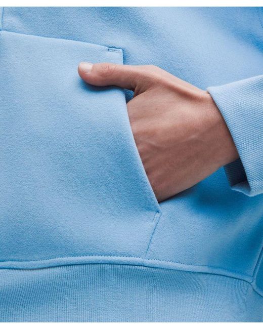 lululemon athletica Blue Steady State Superloft Full Zip Hoodie