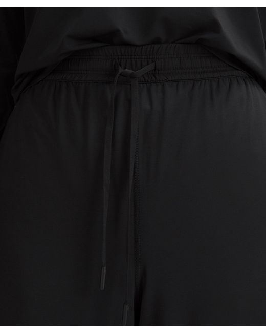 lululemon athletica Black Modal High-rise Wide-leg Lounge Pants