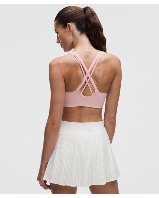 lululemon athletica White – Energy Sports Bra Medium Support, B-D Cups Evolve – – Size Large