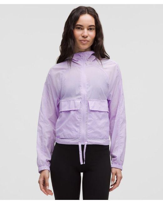 lululemon athletica Purple Hood-Lite Relaxed-Fit Jacket