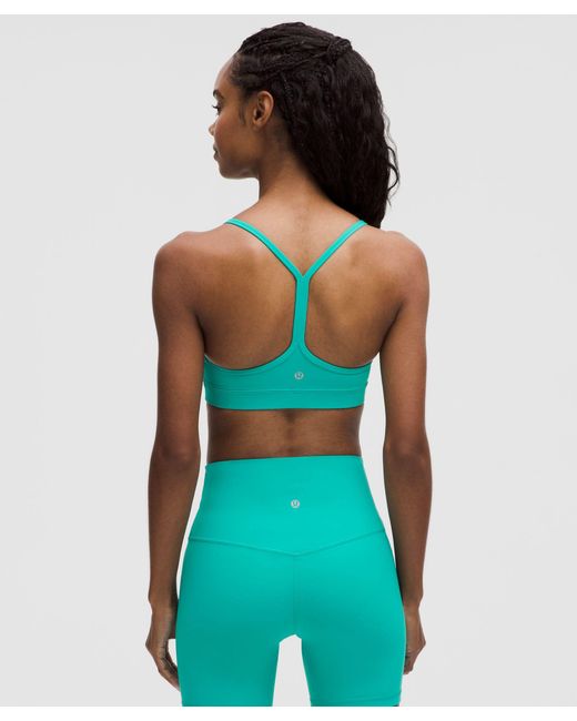 lululemon athletica Green Flow Y Bra Nulu Light Support, A-C Cups