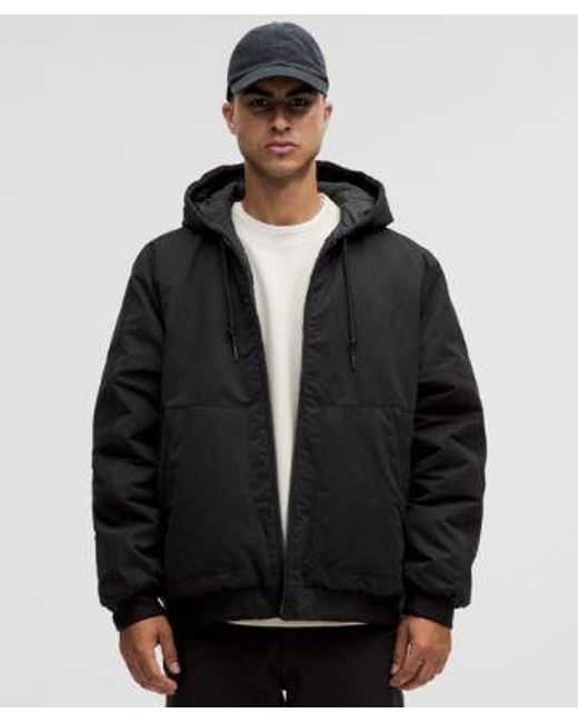 lululemon athletica Black – Reversible Insulated Hoodie – – Size Large for men