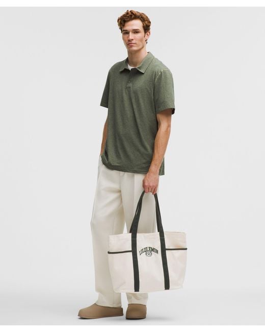 lululemon athletica Natural Daily Multi-Pocket Canvas Tote Bag 20L