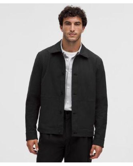 lululemon athletica Black – Versatwill Button-Up Jacket – – Size Small for men