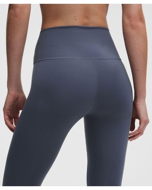 lululemon athletica Blue Wunder Train No Line High-Rise Tight 25"