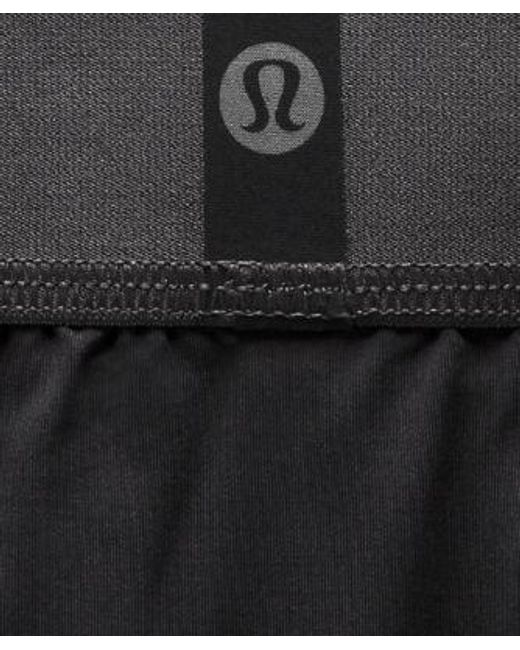 lululemon athletica Black – 'Built To Move Boxer Briefs – 5" – – for men