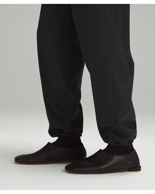 lululemon athletica Black Poplin Relaxed-fit Pants for men