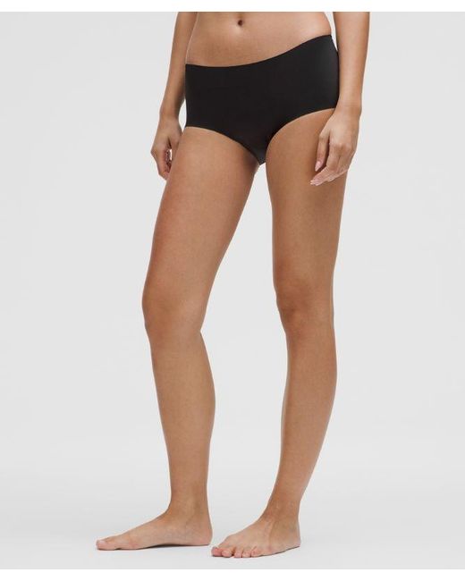lululemon athletica Pink Invisiwear Mid-Rise Boyshort Underwear