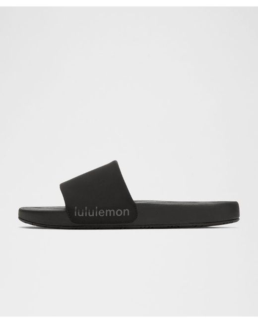 lululemon athletica Restfeel Slides - Color Black/grey - Size 10
