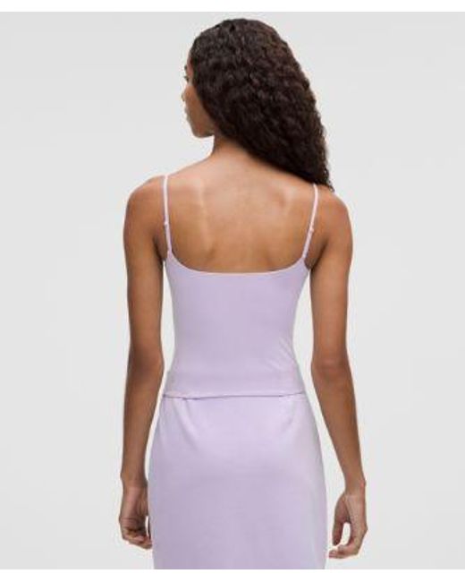 lululemon athletica Purple – Wundermost Ultra-Soft Nulu Spaghetti-Strap Adjustable Cami – –