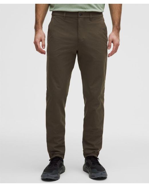 lululemon athletica Black Abc Classic-Fit Trouser 30L for men