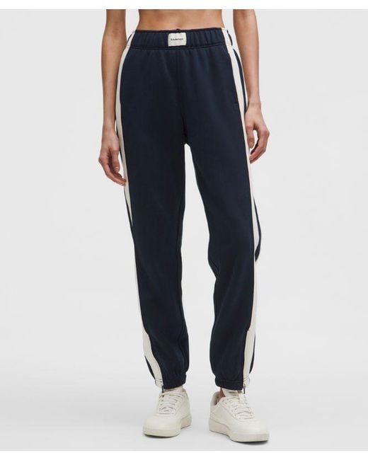 lululemon athletica Blue – Steady State Classic-Fit Jogger Stripe – – Size Large