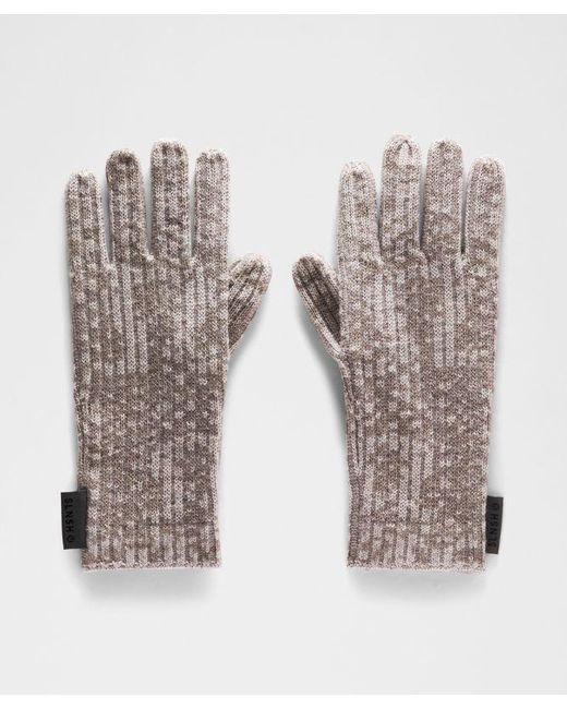 lululemon athletica Multicolor – Ribbed Merino Wool Gloves Slnsh Collection – – Size Large