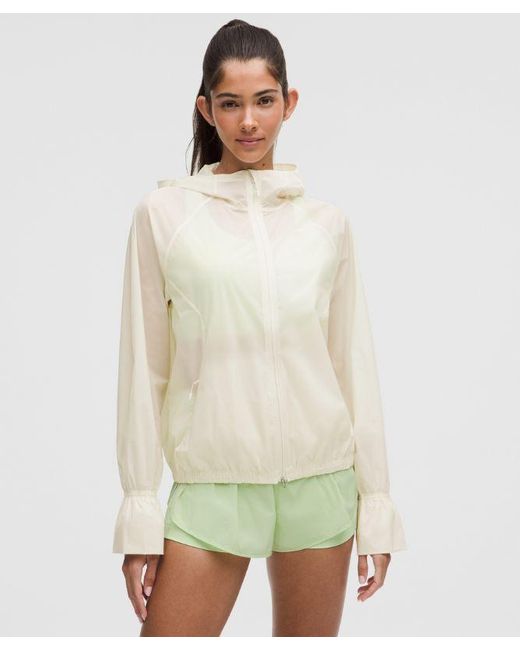 lululemon athletica Green – Translucent Hooded Jacket – – Size Large