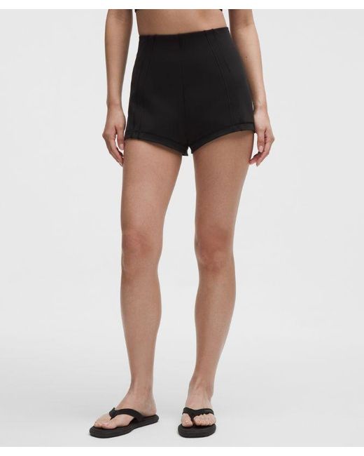 lululemon athletica Black – Define Micro Shorts Luon – – Size Medium