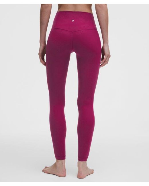 lululemon athletica Red Align No Line High-Rise Pant 28"