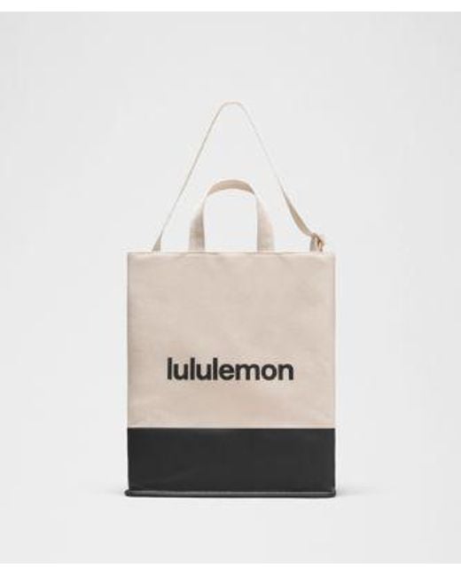lululemon athletica White – Canvas Market Tote Bag 19L –