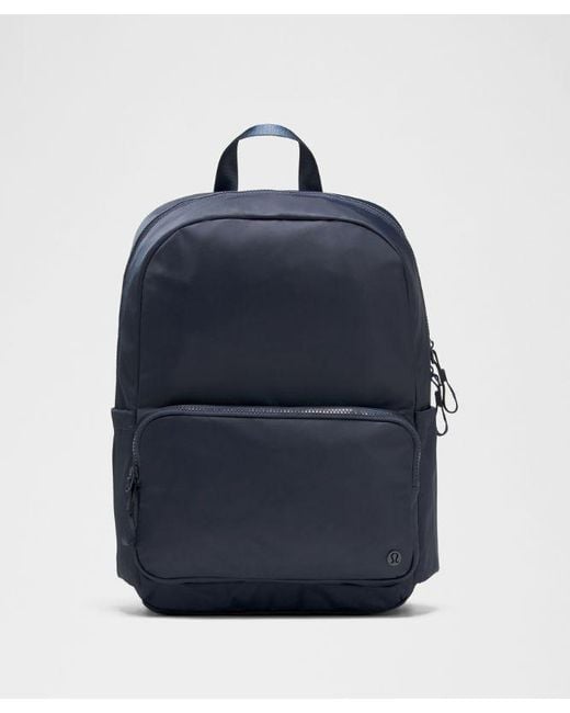 lululemon backpack uk Centered-Zip 21L, Black/Rhino Grey, Large Fashion lululemon Everywhere Backpack 22L