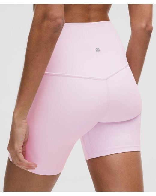 lululemon athletica Pink Align High-Rise Short 6"