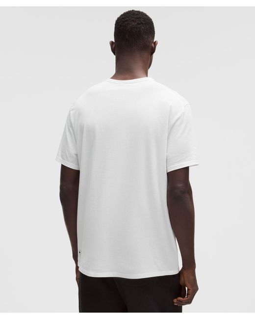 lululemon athletica White Team Canada Cotton Jersey Graphic T-Shirt for men